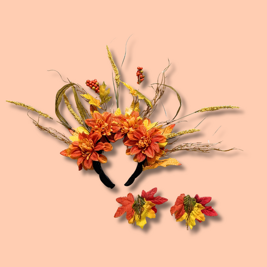 Autumn Headpiece & Earring set